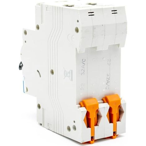 Interruptor automatico industrial 2P-6kA Blanco 10 A (1/5)