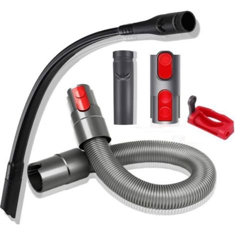 Tuyau D'Extension - Suceur Plat Flexible - Pour Aspirateur Sans Sac - Compatible V7 V8 V10 V11 V15 - Longueur Réglable 52-172 Cm - 1 Pièce (1/4)