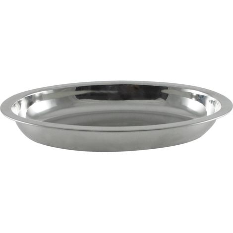 MAURY'S VASCHETTA OVALE REALIZZATA IN ACCIAIO INOX DA 25 CM
