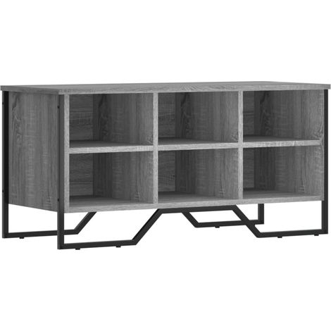 Maison Exclusive - Scarpiera Grigio Sonoma 90x38x45,5 cm in Truciolato