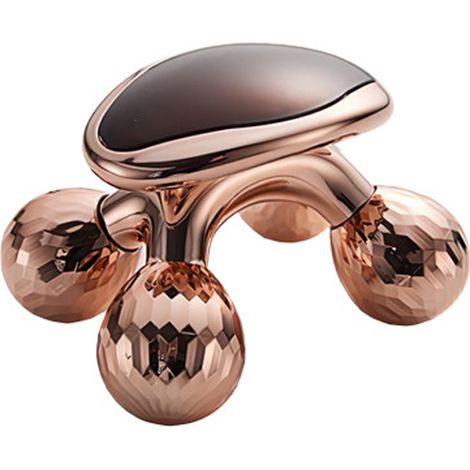 Rouleau De Massage Facial Et Corporel - 4 Roues 3D Etanche - Rotation À 360° En ABS Écologique - Pour Visage Et Corps - 1 Pièce (1/5)