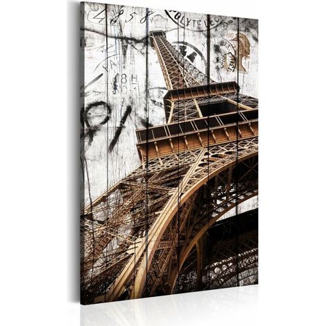 Tableau salutations parisiennes - 60 x 90 cm