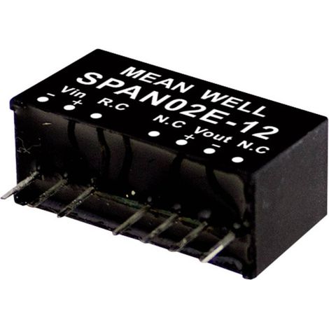 Module convertisseur CC/CC Mean Well SPAN02A-15 Nbr. de sorties: 1 x 134 mA 2 W 1 pc(s) Q121432 (1/2)