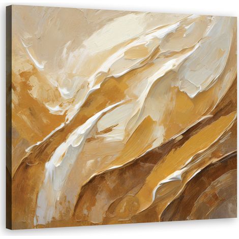 Tableau déco Beige Texture abstraite 50x50 (1/5)