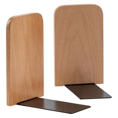 Pack de 2 serre-livres, serre-livres pour étagères
