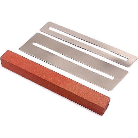 Gitarrenbund-Polierbalken, Schleifstein, Bundschleif- und Polierset, Schutz für Griffbrett, Bundsaiten, DIY-Gitarrenbauerwerkzeug (Braun) (1/3)