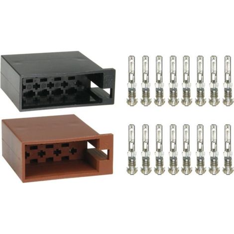 Kit assemblage boitiers ISO 2x fiches nues ISO 16pin