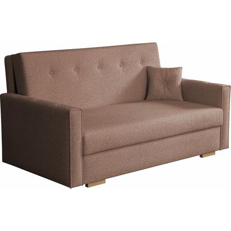 Sofá cama Caelrin III, Coral 45, Almacenaje, 0, 85x153x100cm, Muebles ya montados