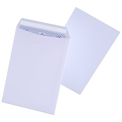 Pochette velin blanc 90 g La Couronne 229 x 324 mm sans fenêtre - Boîte de 250 (1/2)