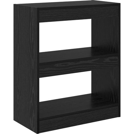 Maison Exclusive - Bücherregal Schwarz Eichen-Optik 60 x 30 x 72