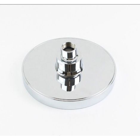Pommeau De Douche - 15 Cm - Rotule Chromée - Angle Réglable - Pour Installation Plafond (1/4)