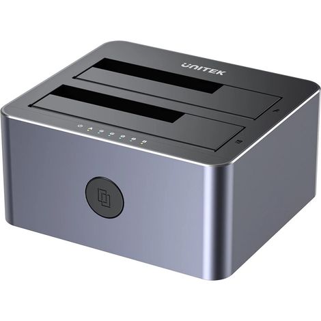 Disque dur UNITEK CLONE STATION 2X SATA 2,5/3,5" USB 5 Go (1/5)