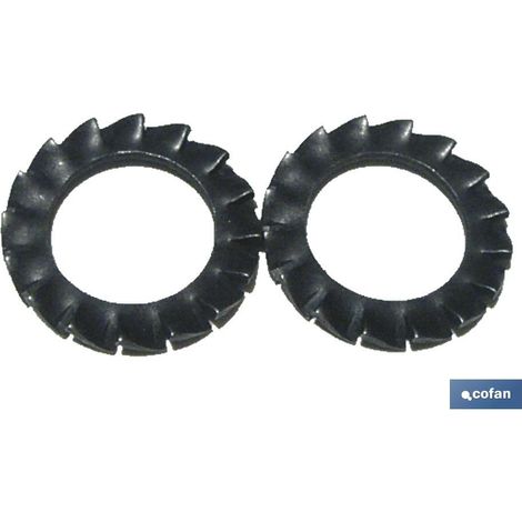 Pack 250 unidades arandelas elásticas DIN-6798-A C-8 M-4 N
