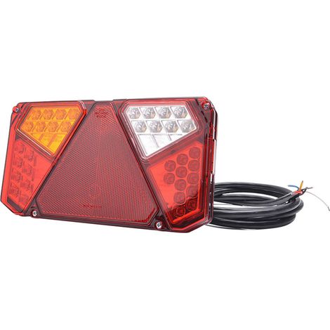 SecoRüt Anhänger-Rückleuchte Offene Kabelenden Blinker, Bremslicht, Rückleuchte, Reflektor, Nebelsch