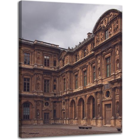 Leinwandgemälde Architektur Paris 30x40 cm
