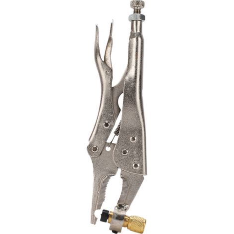 Pince de récupération de réfrigérant pour climatiseur avec interface SAE 1/4 pouce et pince de verrouillage pour tuyaux de 8 mm (1/5)