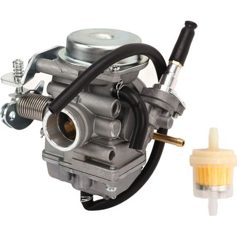 Vergaser für 70-cm³/90-cm³-Viertakt-Quads – Teilenummer 811613 – mit Kraftstofffilter – Metall und Gummi