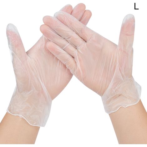 Einweg-PVC-Handschuhe, 100 Stück/Box für professionellen Schutz und Schutz im Freien