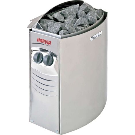 Harvia Vega Compact Elektroofen 4,5 kW - Sauna zwischen 3 - 6 m3 - Einfach/ Ergonomische Bedienelemente/ Wandmontage  - BC45