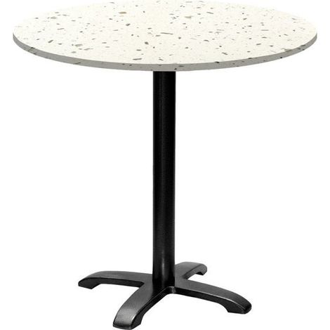 Table ronde Ø 80 cm - modèle Bazila terrazzo cassata (1/4)