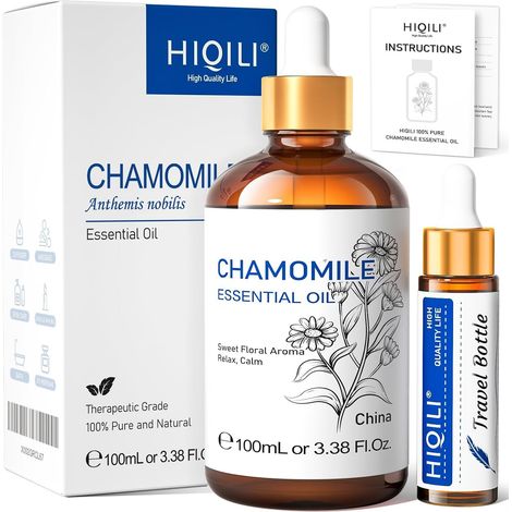 Huile essentielle camomille – peau, cheveux, diffuseur, bougies DIY (1/5)