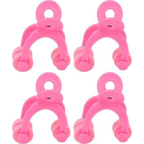 Redresse-nez 4 pièces en Rose, Correcteur de Forme du Nez, Outil Beauté pour Nez Élargi (1/5)