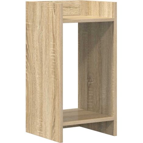 vidaXL Plant Stand Sonoma Oak 30 x 30 x 60 cm Engineered Wood (1/4)