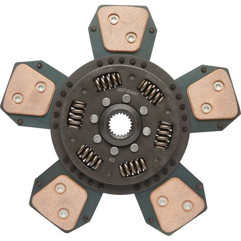 Disco frizione per Massey Ferguson codice OEM 3697163M91, 3701009M91, 331015810, 1862586001 Breckner Germany (1/3)