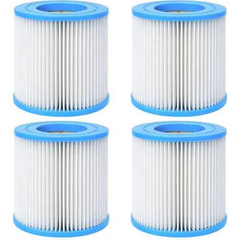 Filtre de piscine type I/type 1 [Lot 4] Kompatibel med Bestway 58093 Flowclear 58381 - 9 x 7,8 cm Phonillico®-AquaForge (1/5)