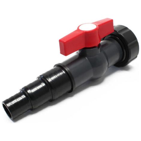 Robinet à boisseau sphérique avec Poignée Embout à étage 25mm/31mm/38mm & Bague d'étanchéité Ø58mm