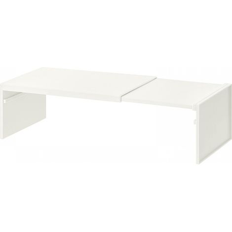 Étagère coulissante blanche, rangement de cuisine et placard, 1 pièce (1/5)