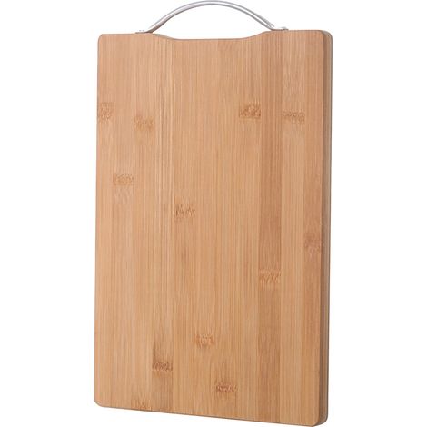 Planche À Découper - Bois Massif Épais - Pour Cuisine Chinoise - Usage Polyvalent Fruits Légumes Viandes - 1 Pièce (1/2)