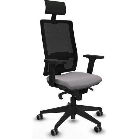Stuhl piqueras y crespo Horna schwarz Mesh und Kunstleder