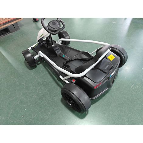 Kart Électrique Drift 24V - Blanc, Double Moteur, Vitesse 13km/h, Siège Réglable pour Enfants 8-12 Ans (1/5)