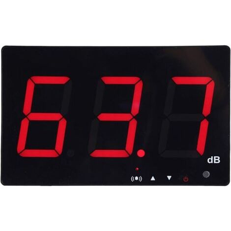 Sonomètre Professionnel avec Seuils d'Alarme Fixés Décibelmètre Numérique LCD Portable 30130 dB Décibel Testeur de Mesure (1/5)