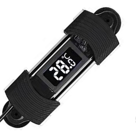 Thermomètre pour aquarium avec affichage numérique HD, alimentation USB, étanche, à étalonnage automatique (1/3)