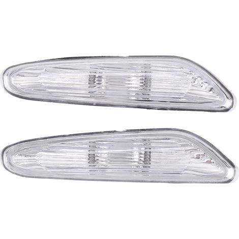 Feux latéraux clignotants, abat-jour gauche et droite compatibles E90/E91/E92/E93 2006-2011 (02) (1/5)