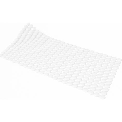 TAPPETO ANTISCIVOLO PER VASCA MOD. RONDO'  CM 72X36- Bianco- DH- pezzi 1