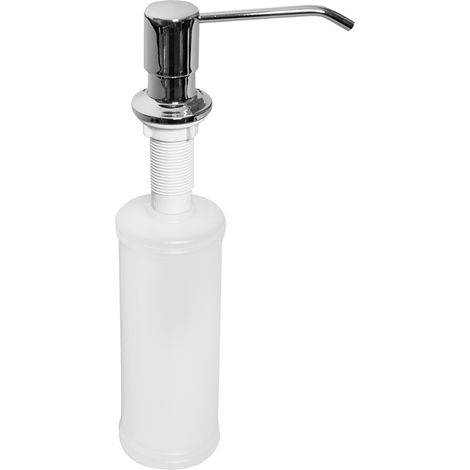 Dispensador de detergente líquido para lavavajillas Libra de 300 ml, cromado.