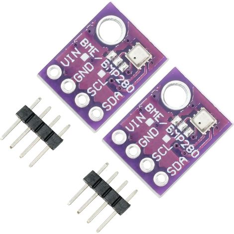 Capteurs Barométriques 5 V 2 Pièces BME/BMP Barometric Temperature Humidity Air Pressure Sensor Module, Capteur D'humidité de Température Compatible avec Arduino et Raspberry Pi (1/5)