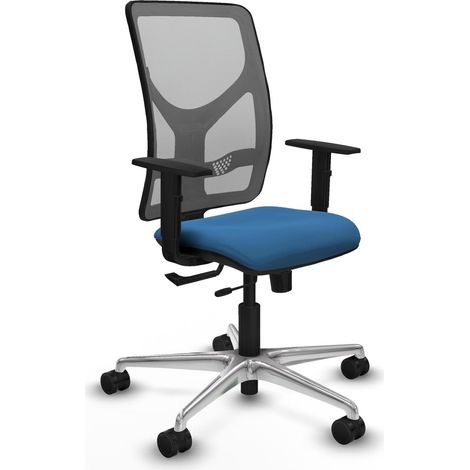 Bürostuhl piqueras y crespo Motilla hellblau Kunstleder (1/2)