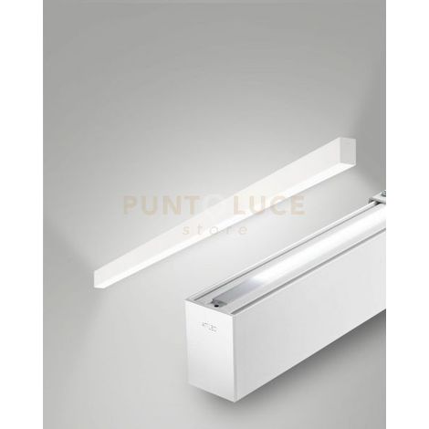 MILLET PROFILO DA PARETE DOPPIA EMISSIONE BIANCO WW OPALE ON/OFF IP40 100CM 4000K 3580+1440LM 23/15W