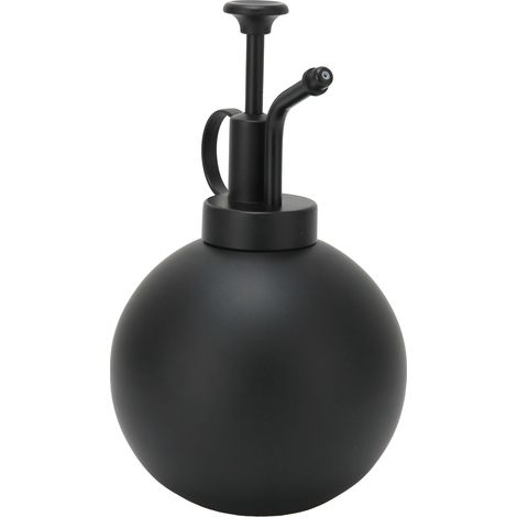Vintage 500-ml-Sprühflasche, handgeschöpfte Gießkanne, schwarzes Garten-/Balkonaccessoire (1/5)