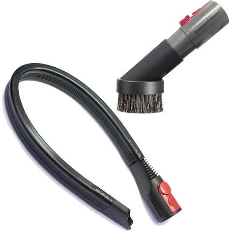 Accessoires pour aspirateur V7 V8 V10 V11 V15 : outil flexible pour les fentes et brosse à poussière, pour les conduits de sécheuse, les voitures et les coins. (1/5)