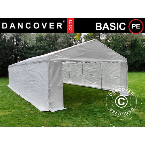 Lagerzelt-Basic 2-in-1, 6x12m PE 700, weiß - Dancover (1/2)