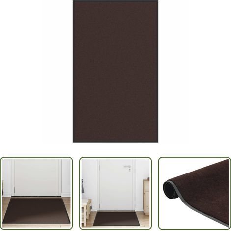 vidaXL Paillasson en polypropylène - Paillasson marron 90x150 cm (1/5)