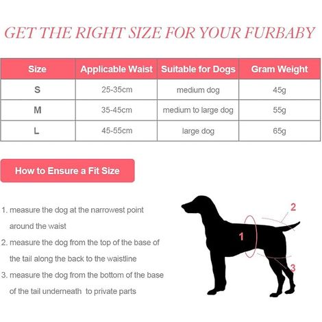 couches - Pour chienne - Incontinence - Culottes de protection - Taille S (1/4)