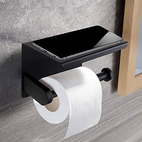 Portarotolo da parete in acciaio inox 304, portarotolo per bagno (1/4)