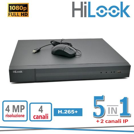 DVR 4CH+2IP 4MP 5IN1 H.265+