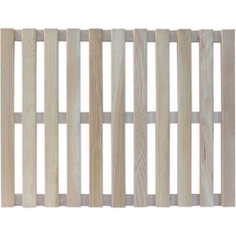 PEDANA DOCCIA IN LEGNO RETTANGOLARE cm 55 x 68